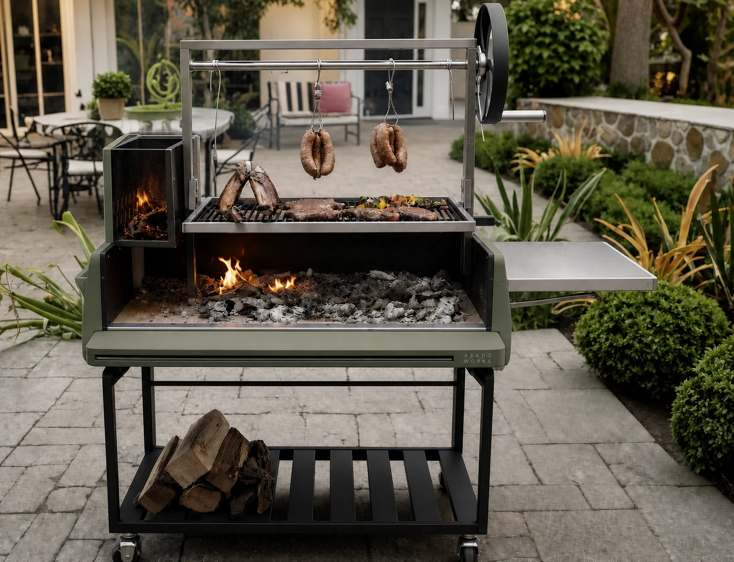 Asado Works outdoor cooking concept, currently in development